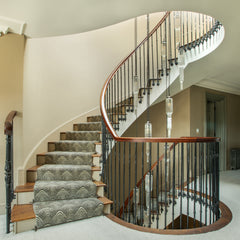 Credit: Interior Fenella Pledger, Stairs British Spirals & Castings, Alex Maguire Photography