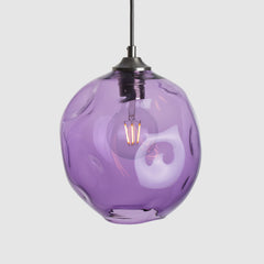 Liquid light_standard pendant_colour glass_contemporary_handmade