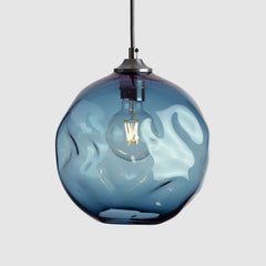 Liquid light_standard pendant_colour glass_contemporary_handmade