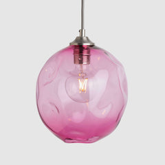 Organic glass light shade-Liquid Light Standard-Ruby-Rothschild & Bickers