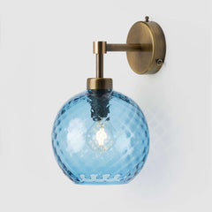 IP44 bathroom wall light - Handblown glass