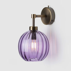 IP44 bathroom wall light - Handblown glass