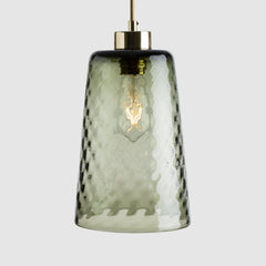 Pick-n-Mix Pot_Large_Textured coloured glass_pendant lighting