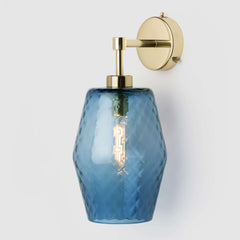 Pick-n-Mix Flask- Diamond-Wall Light-Denim-Rothschild & Bickers