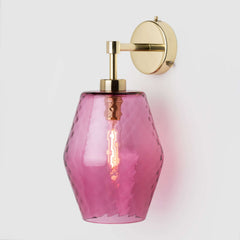 Pick-n-Mix Flask- Diamond-Wall Light-Ruby-Rothschild & Bickers