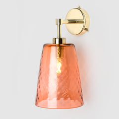 Pick-n-Mix Pot- Diamond-Wall Light-Peach-Rothschild & Bickers