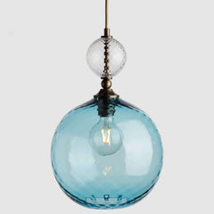 Glass ceiling lamps-Pop Light Large-Clear-Copper-Rothschild & Bickers