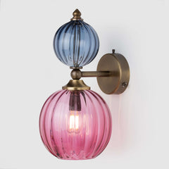 Pop Petite Wall Light-Wall Light Fixtures-Denim-Ruby-Rothschild & Bickers