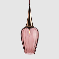 Sleek metal and glass ceiling lamp-Retro Light - Optic-Tea-Rothschild & Bickers