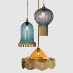 Credit: Grey Opulent Optic, Steel Tassel, Amber Vintage