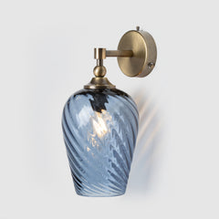 Twisted Optic Wall Light