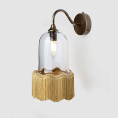 Fringed wall light