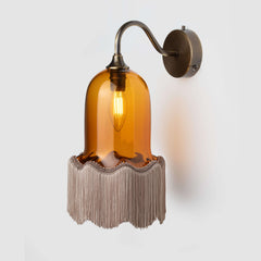 Vintage fringe wall sconce