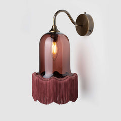 Option: Burgundy Fringe