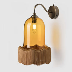 Option: Havana Fringe & Antique Brass Metalwork