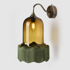 Option: Cypress Fringe & Antique Brass Metalwork