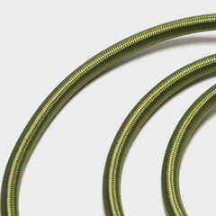 Cypress Green decorative fabric covered flex for pendant lighting