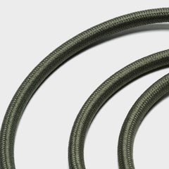 Khaki green decorative fabric covered flex for pendant lighting