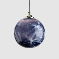 Decorative glass lights-Mineral Pendant Standard-Sodalite-Rothschild & Bickers