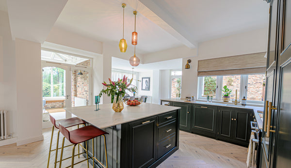 Pick-n-Mix Standard pendants by Rothschild & Bickers in kitchen design by George Clarke, Old house, New Home