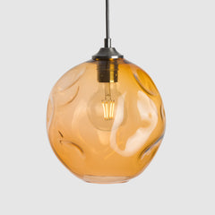 Liquid light_standard pendant_colour glass_contemporary_handmade