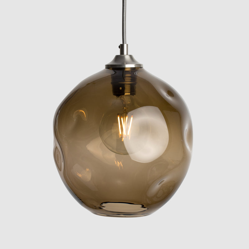 Organic glass light shade-Liquid Light Standard-Bronze-Rothschild & Bickers