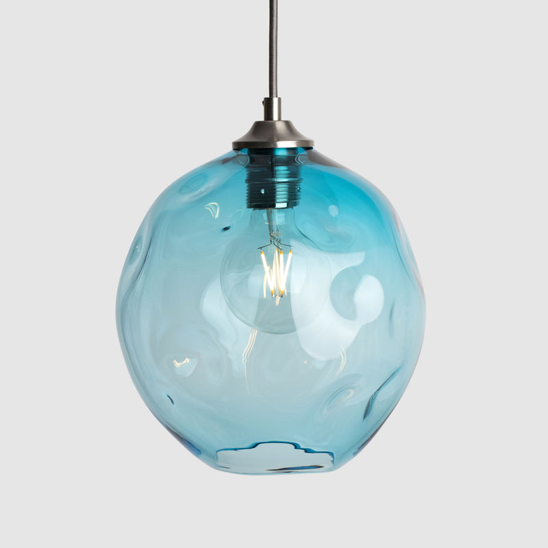 Organic glass light shade-Liquid Light Standard-Copper-Rothschild & Bickers