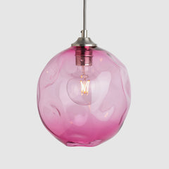 Organic glass light shade-Liquid Light Standard-Ruby-Rothschild & Bickers