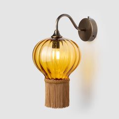 Option: Havana Fringe & Antique Brass Metalwork