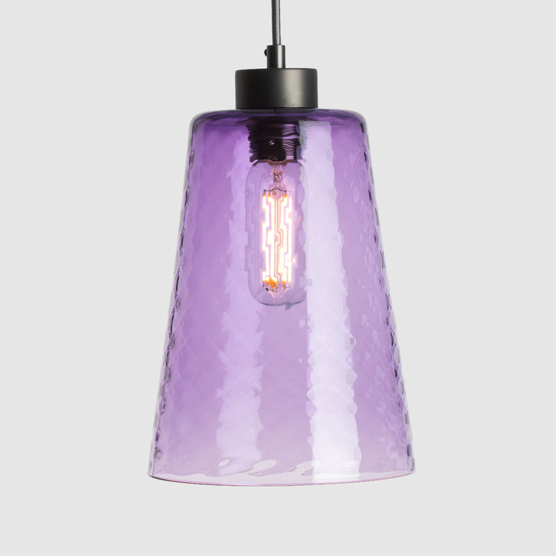 Pick-n-Mix Pot_Large_Textured coloured glass_pendant lighting