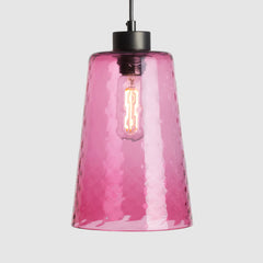 Pick-n-Mix Pot_Large_Textured coloured glass_pendant lighting