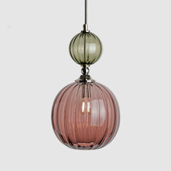 Glass ceiling lamps-Pop Light Standard-Eel-Tea-Rothschild & Bickers