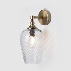 Twisted Optic Wall Light