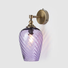Twisted Optic Wall Light