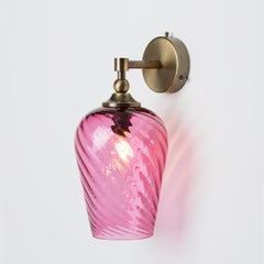 Twisted Optic Wall Light