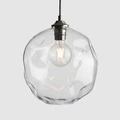 Organic glass light shade-Liquid Light Large-Clear-Rothschild & Bickers