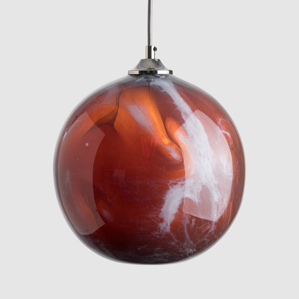 Decorative glass lights-Mineral Pendant Large-Agate-Rothschild & Bickers