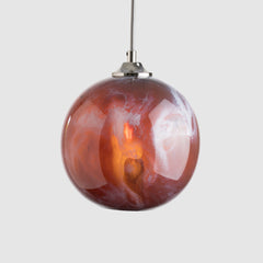 Decorative glass lights-Mineral Pendant Standard-Agate-Rothschild & Bickers