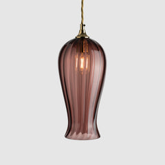 Tall glass pendant lighting-Lantern Light Petite - Optic-Tea-Rothschild & Bickers