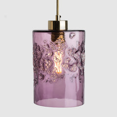 Quartz Light Standard Amethyst glass pendant light lamp shade