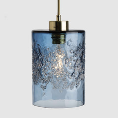 Quartz Light Standard Denim glass pendant light lamp shade