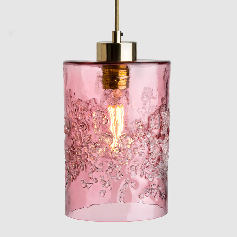 Quartz Light Standard Rose glass pendant light lamp shade