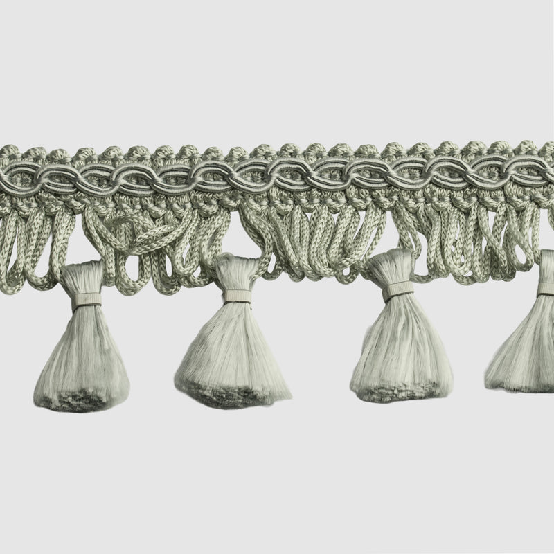Fabric Lamp Tassel - Elephant Grey
